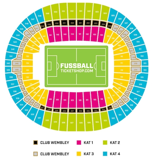 Karte Wembley